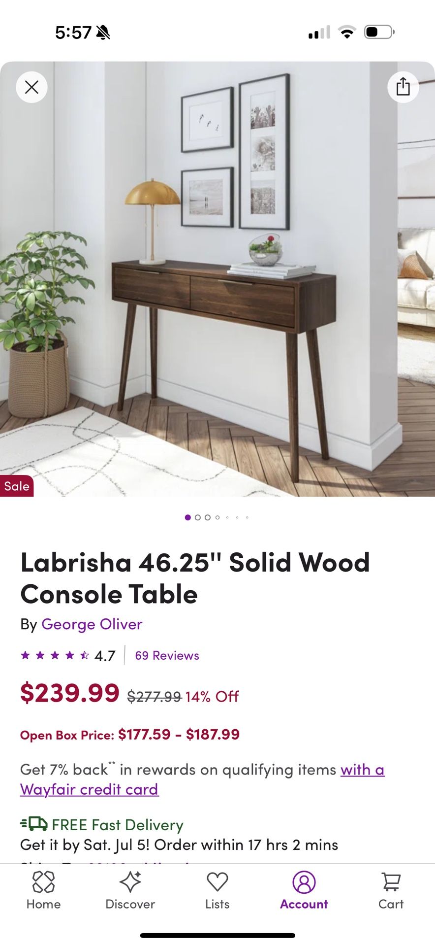Console Table