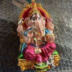 GANESH WITH LOVE INDIA HINDU GOD RADKO ORNAMENT