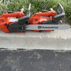 Husqvarna T-435 X-Torq Chainsaws $925  For Both