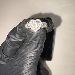 Diamond Heart Ring 3/4 Carat tw 14K White Gold