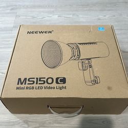 NEEWER MS150C 150W RGBWW LED Video Light, Bowens Mount, 2700K-6500K, CRI97+ NIB