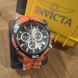 Invicta Luxury 50mm Orange Men’s Watch