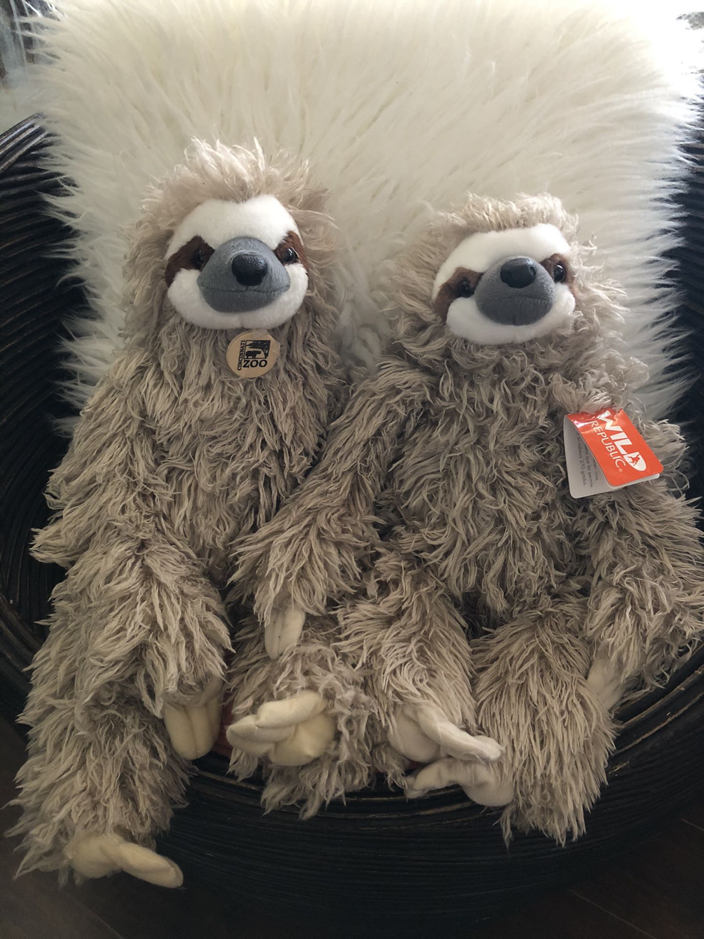 2 Brand New Sloth Plushies With Tags