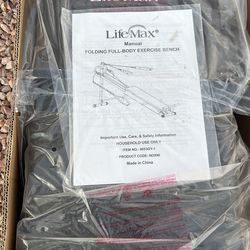 Life max Folding Full Body Excercise Bench