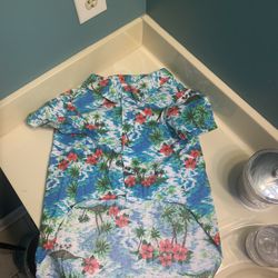 Xl Hawaian Dog Shirt