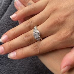 Silver Diamond Ring