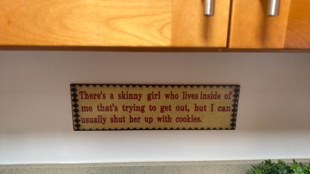 Kitchen humor sign