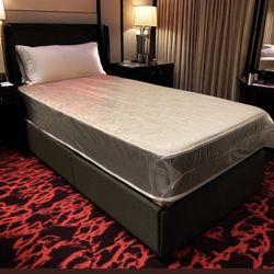Twin Size Mattress Double Sided Of 10 Inches Thick New From Factory With its Plastic Also Available in Full, Queen or King Same Day Delivery