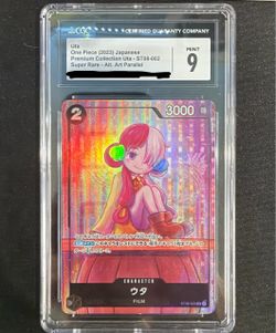 One Piece CGC 9 Uta ST08-002 Alt Art Parallel