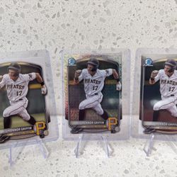 (3) Konnor Griffin Baseball cards
