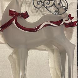 Christmas Deer Candle Holder 