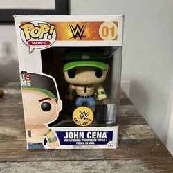2 SUPER RARE Funko Pops WWE 2014 John Cena and AJ Lee 