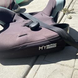 Hybrid Kids Booster Seat Purple Baby Blue Cup Holder