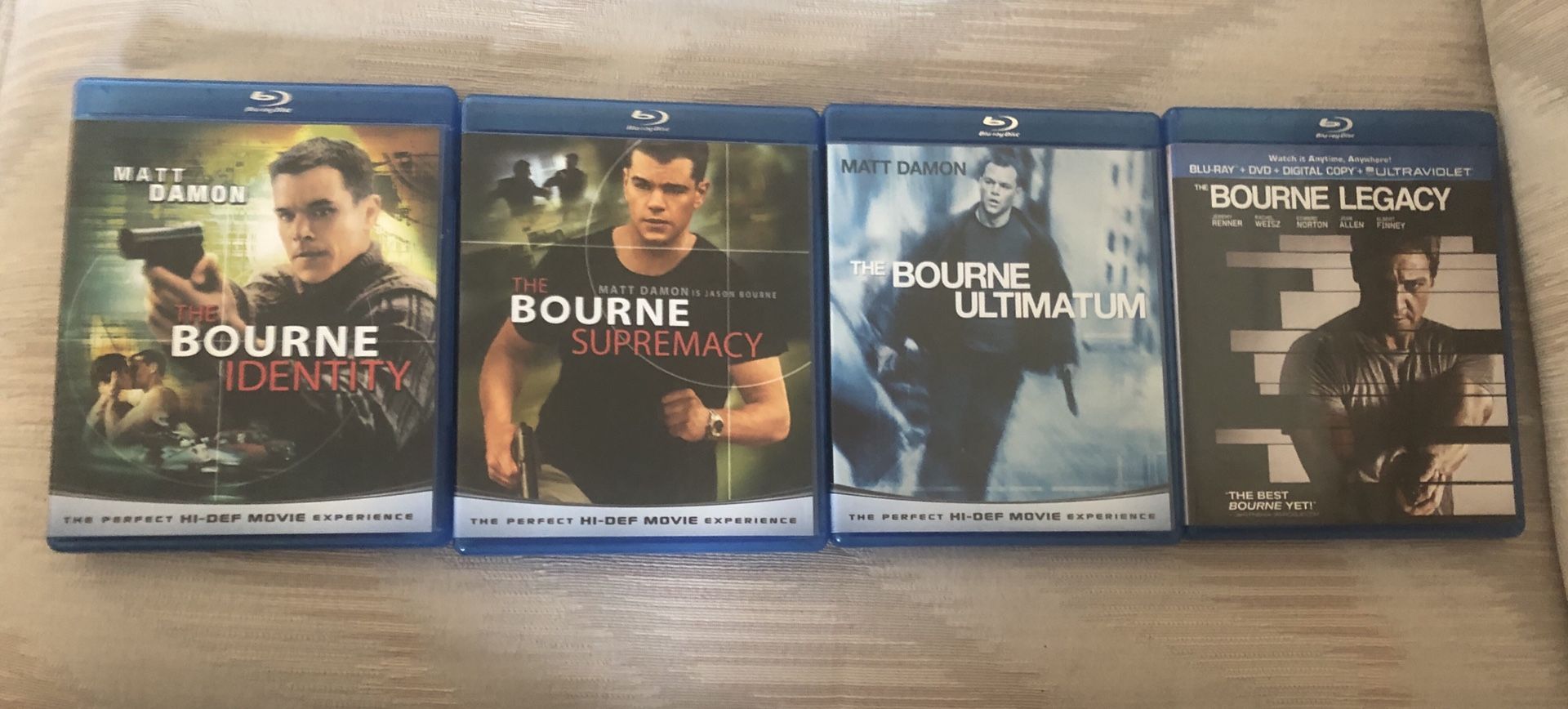 Jason Bourne Blu Ray Collection, 1-4