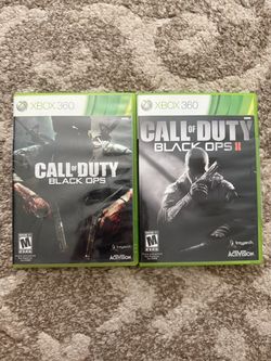 Call of duty black ops 1 2 for xbox 360