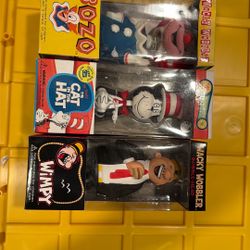 Wacky Wobbler Bobble Heads Set 