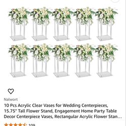 Acrylic Clear Vases