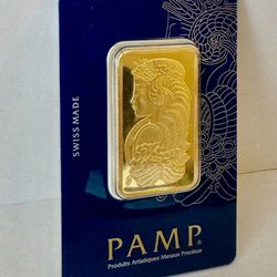 Pamp gold replica gift bar