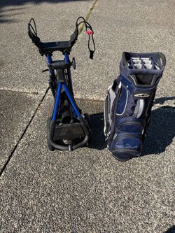 Sun Mountain Push Cart & Matching Golf Bag