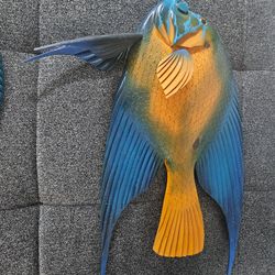 Hand carved fish by Frank Gabriel
