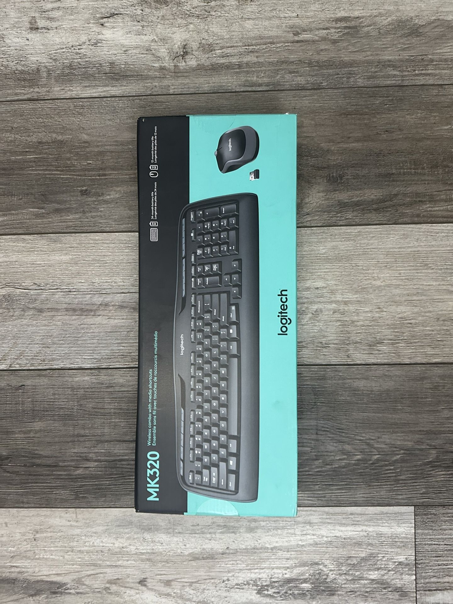 MK320 Logitech Wireless Combo With Media Shorcuts 