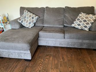 Grey couches