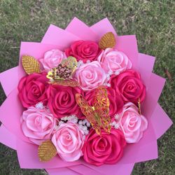 Ramos De Rosas De Listón 