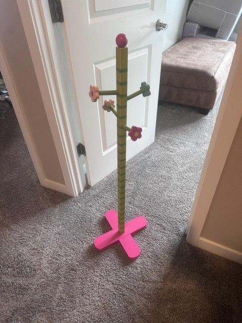 Free! Kids Home Made Coat Hanger, Good Condition, Like New.