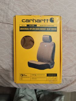 Carhartt: universal nylon duck bucket seat cover. model number:RS1399