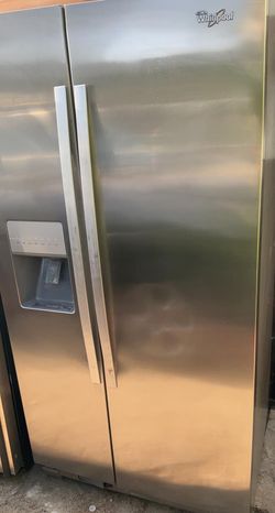 Whirlpool Side By Side Stainless Steel Refrigerator
