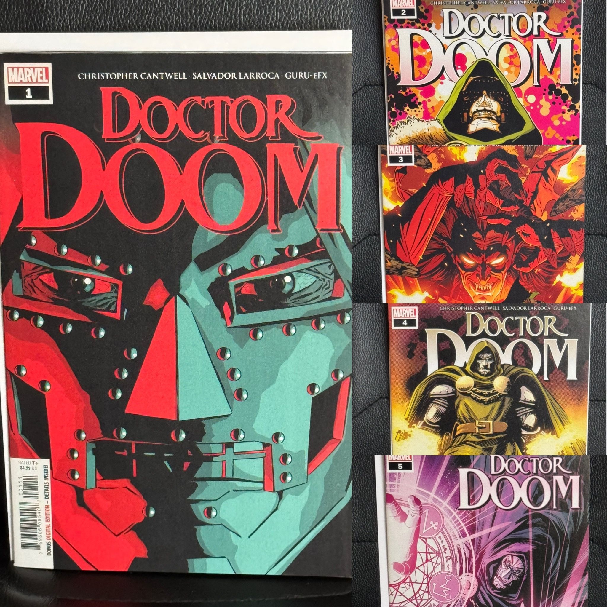 Doctor Doom 1-5 Marvel Comics 2019 Lot Of 5 CANTWELL/LORROCA-VF+/NM