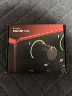 FOCUSRITE SCARLETT SOLO INTERFACE(GEN3)