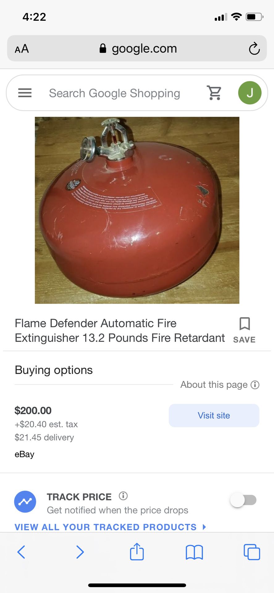 Automatic Fire Extinguisher 