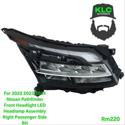 For 2022 2023 2024 Nissan Pathfinder Front Headlight LED Headlamp Assembly Right Passenger Side RH