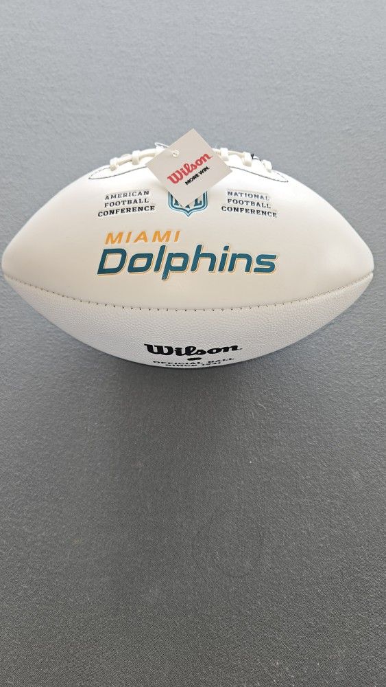 Miami Dolphins Authograph football