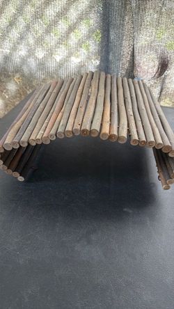 Natural Wood Dowel Sticks Bundle