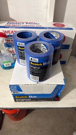 Blue painters tape