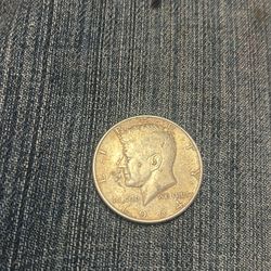 1964 Kennedy silver half dollar
