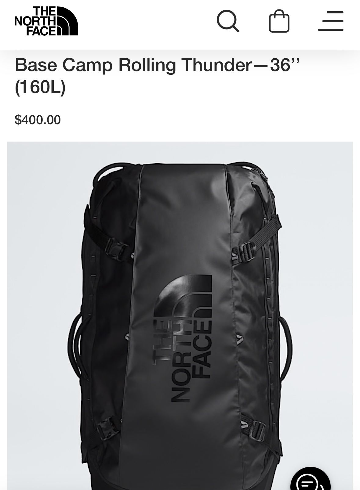 The North Face Base Camp Rolling Thunder—36" (160L)