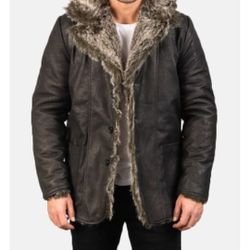Furlong Leather Jacket Size Large