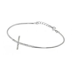 Sterling Silver 925 cross bangle