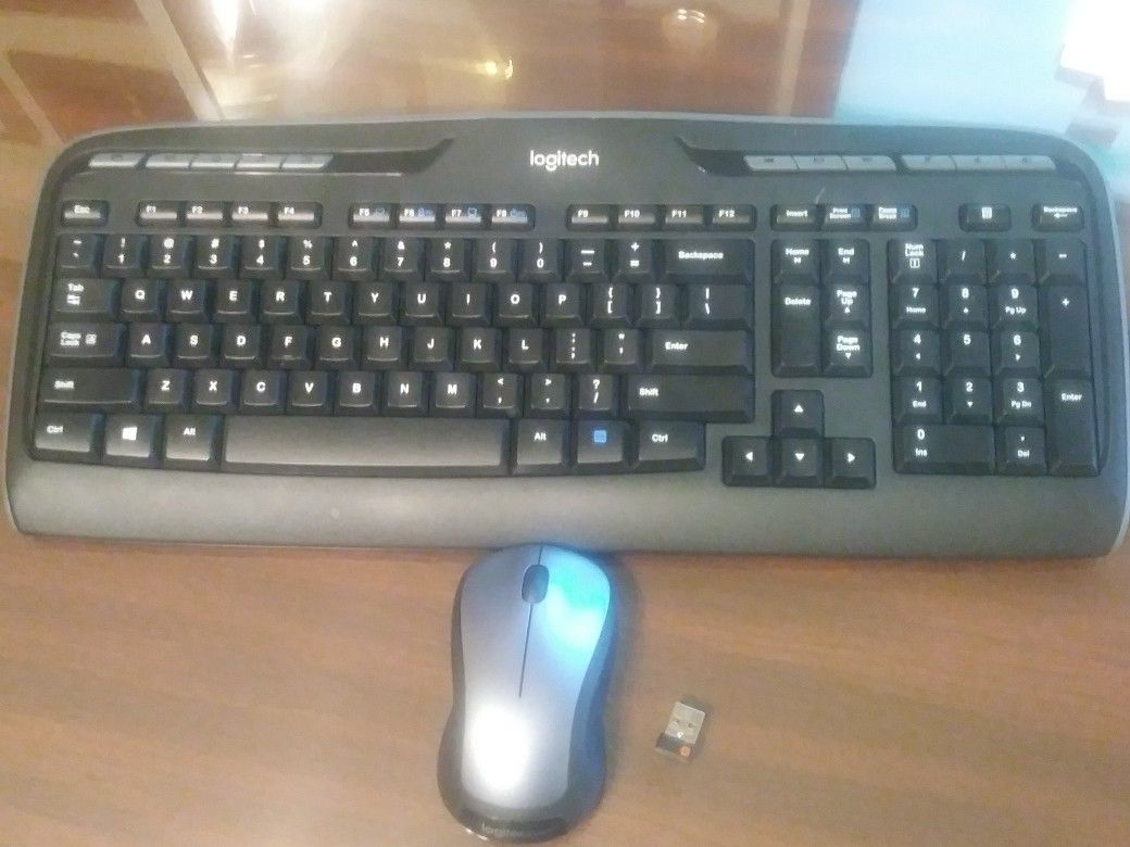 LOGITEC WIRELESS KEYBOARD AND MOUSE