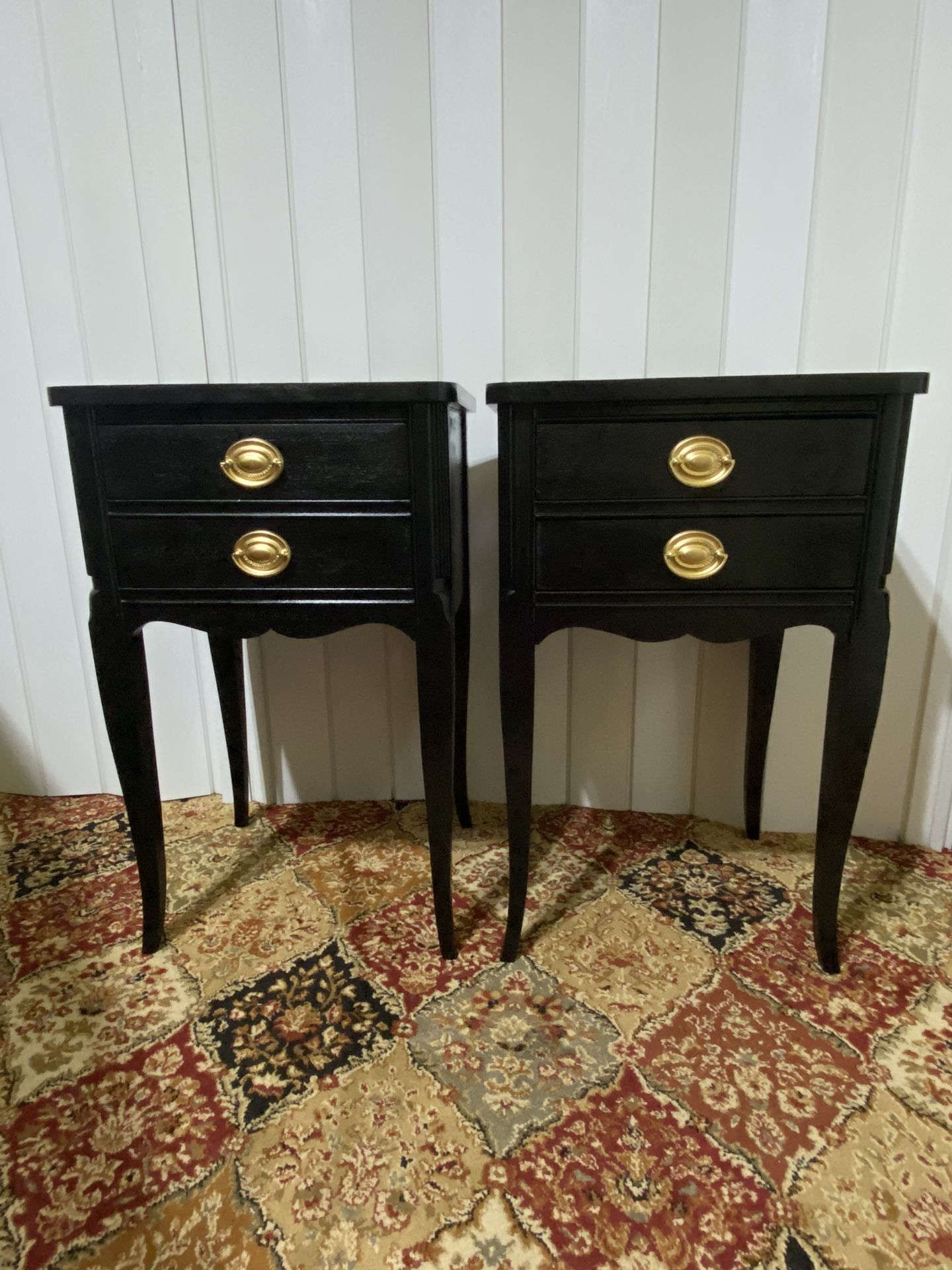 Antique Mahogany Hepplewhite Nightstands