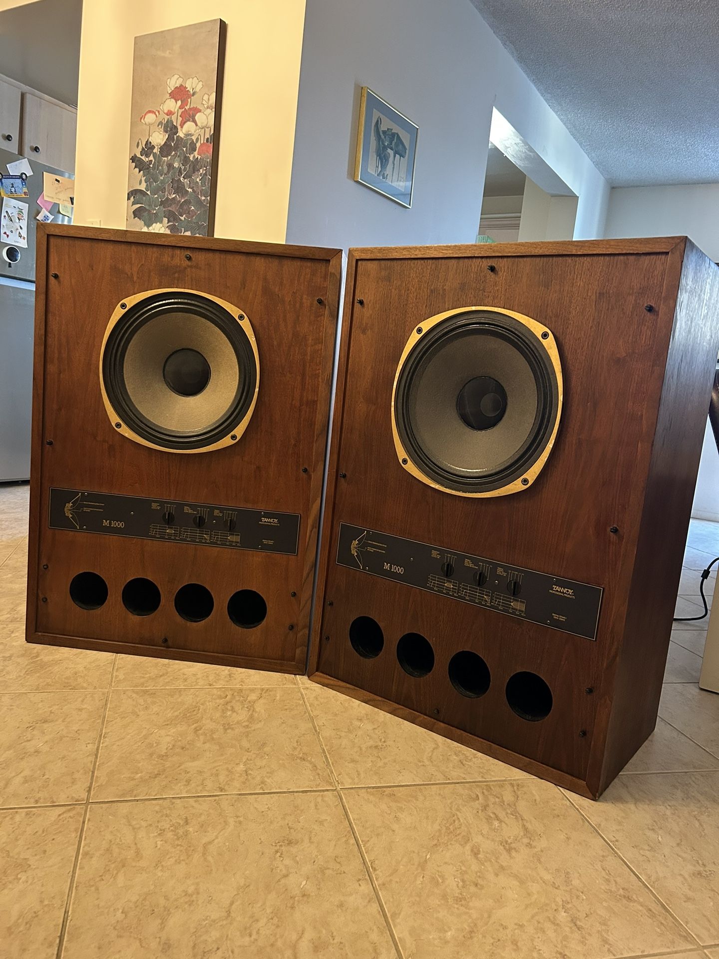 Tannoy M-1000 Super Red Studio Monitors Rare Speakers