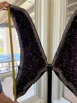 Amethyst Crystal Geode Wings (Final price $4,250)