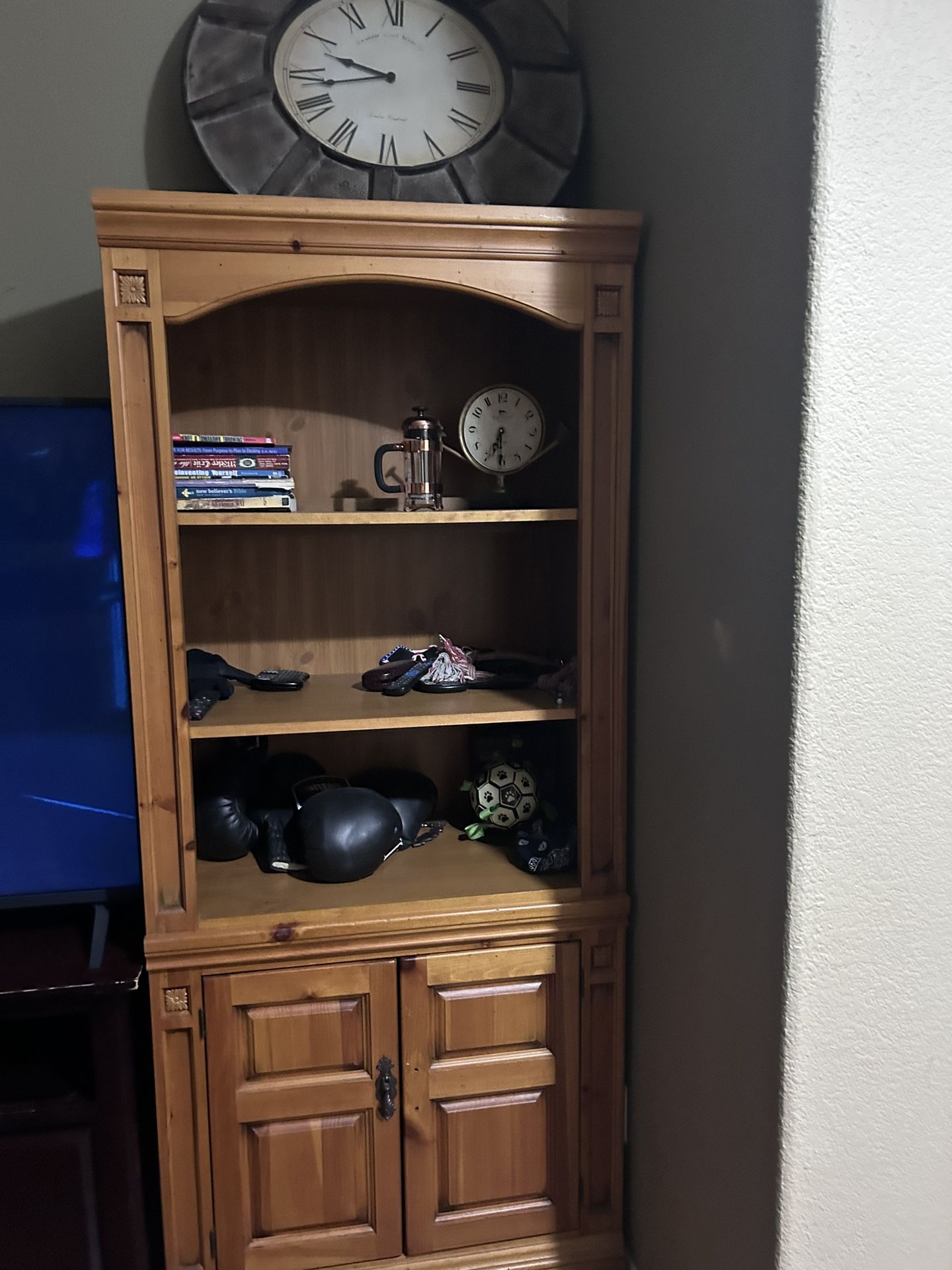 Wood Cabinets/ Book Shelf’s 