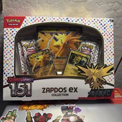 Pokemon Scarlet & Violet 151 Zapdos Ex Collection Box