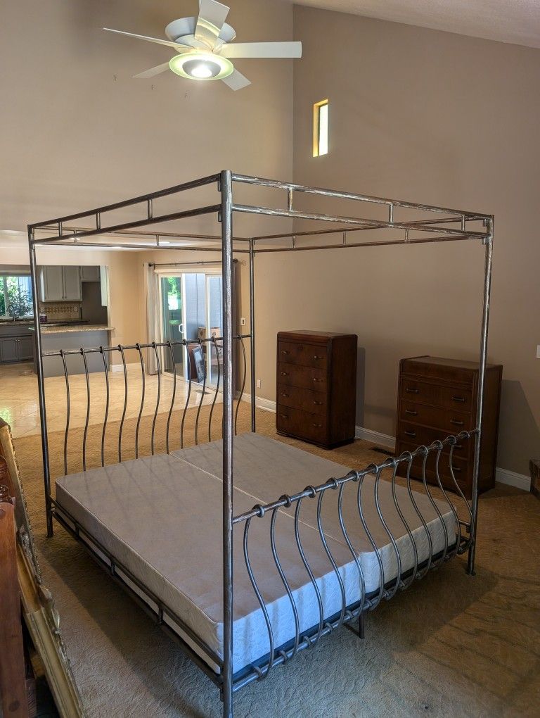 Metal Artistry Canopy Bed Frame