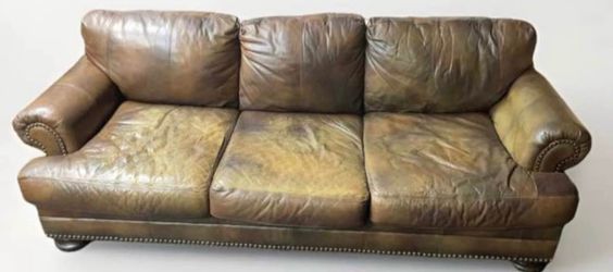 Leather couch