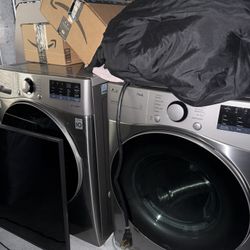 Washer, Dryer, TV and microwave 